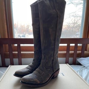 Liberty Black Braided Riding Boots